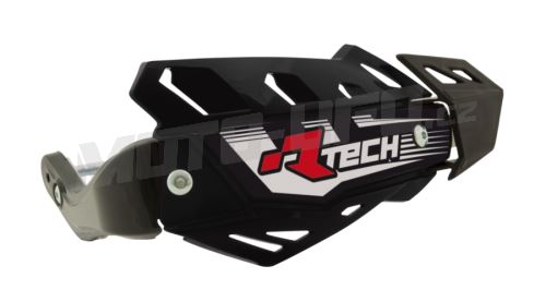 Kryty páček FLX ATV, RTECH (černé, 4 varianty v 1, vč. montážní sady, průměr konusu 14 a 18 mm)