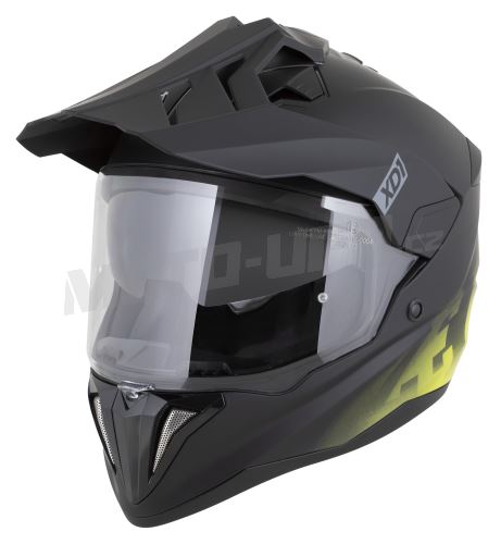 Přilba XD1, ZED (černá matná/žlutá fluo) 2026