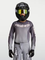 Dres RACER AMBER YOUTH, ALPINESTARS, dětské (tmavě šedá/světle šedá) 2027 (6)