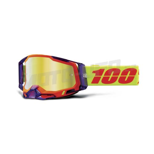 RACECRAFT 100% brýle Panam, zlaté plexi