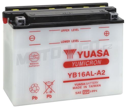 YUASA baterie YB16AL-A2 (12V 16,8Ah)