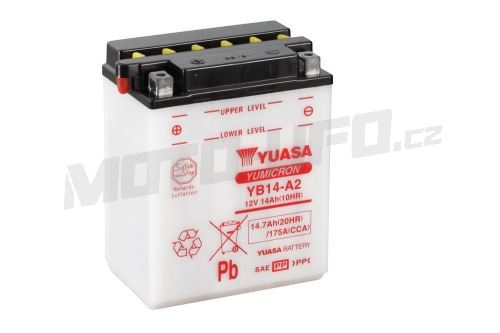 YUASA baterie YB14-A2 (12V 14,7Ah)