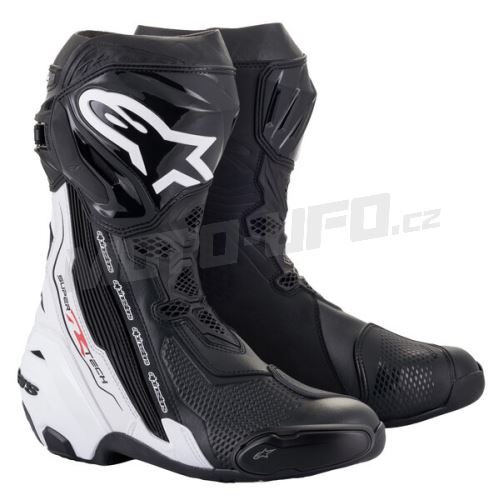 Boty SUPERTECH R, ALPINESTARS (černá/bílá) 2025