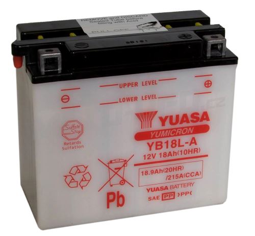 YUASA baterie YB18L-A (12V 18,9Ah)