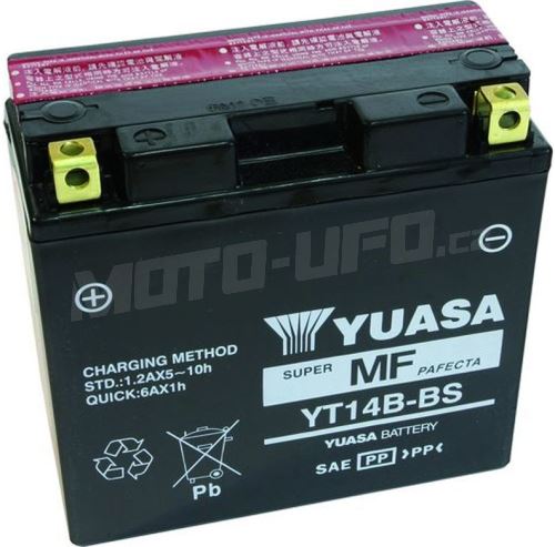 YUASA baterie YT14B-BS (12V 12,6Ah)