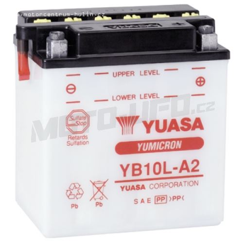 YUASA baterie YB10L-A2 (12V 11Ah)
