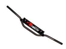Řídítka (Pit B. MINI) o průměru 22 mm s hrazdou a chráničem, RTECH (černá)