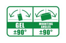 Baterie 12V, YT9B-4 GEL, 8Ah, 120A, bezúdržbová GEL technologie 150x68x105, A-TECH (aktivovaná ve výrobě) (1)