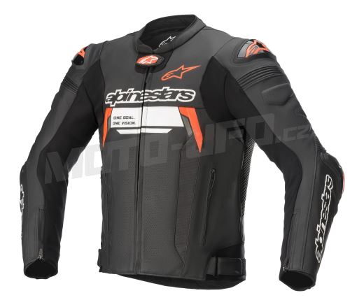 Bunda MISSILE V2 IGNITION, TECH-AIR kompatibilní, ALPINESTARS (černá/červená fluo, vel. 54)