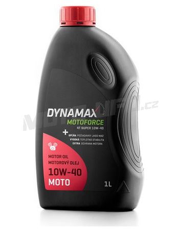 DYNAMAX MOTOFORCE 4T SUPER 10W40, polosyntetický motorový olej 1 l
