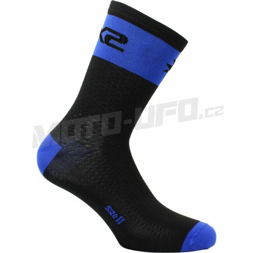 SIXS SHORT LOGO ponožky černá/modrá
