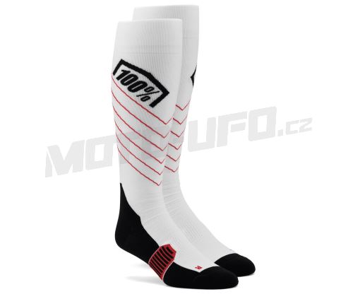 Ponožky HI SIDE MX, 100% - USA (bílá)