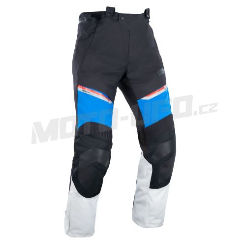 Kalhoty MONDIAL 2.0 DRY2DRY™, OXFORD ADVANCED (světle šedé/modré/červené)