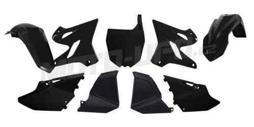 Sada plastů Yamaha - RESTYLING KIT pro YZ 125/250 02-21, RTECH (černá, 6 dílů)