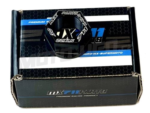 MX711 matice osy zadního kola M22x1.5mm KTM/HUSQVARNA/GASGAS černá