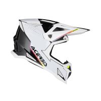 ACERBIS přilba T711 bílá, černá, multicolor (1)