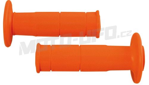 Gripy Racing (měkké), RTECH (oranžové, pár, délka 116 mm)