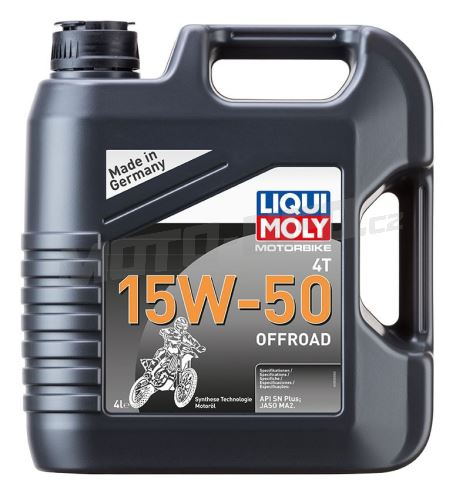 LIQUI MOLY Motorbike 4T 15W50 Offroad,syntetický motorový olej 4 l