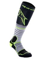 Ponožky MX PRO, ALPINESTARS (černá/žlutá fluo/šedá) 2027