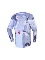 Dres FLUID LONE YOUTH, ALPINESTARS, dětské (šedá camo/bílá/červená) 2027 (1)