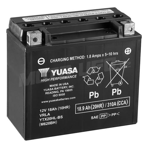 YUASA baterie YTX20HL-BS (12V 18Ah)