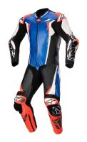 Jednodílná kombinéza RACING ABSOLUTE 2, TECH-AIR kompatibilní, ALPINESTARS (metalická modrá/černá/bílá/červená fluo) 2027