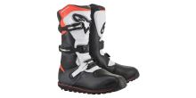 Boty TECH T, ALPINESTARS (černá/šedá/červená fluo, vel. 47)
