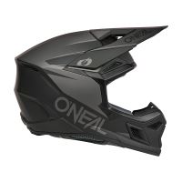O´Neal přilba 3SRS SOLID černá/šedá (1)