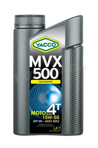 Motorový olej YACCO MVX 500 4T 15W50, YACCO (4 l)