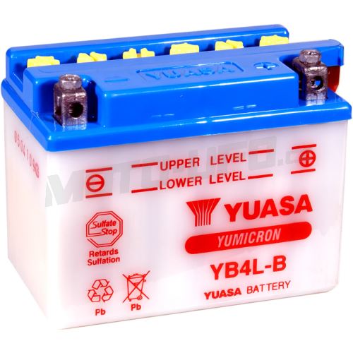 YUASA baterie YB4L-B (12V 4,2Ah)