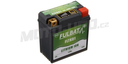 Lithiová baterie  LiFePO4  FLTK01 FULBAT  12V, 2Ah, 140A, 86x48x90 (pro motocykly KTM, YTX5L-BS/YTX4L-BS)