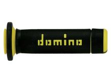 Gripy A180 (ATV) délka 118 + 122 mm, DOMINO (černo-žluté)
