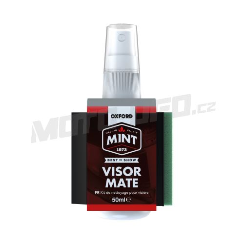 MINT univerzální čistič ve spreji s rozprašovačem, integrovanou stěrkou a houbičkou VisorMate 50 ml