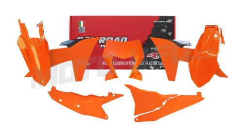 Sada plastů KTM, RTECH (oranžovo-černá, 6 dílů)