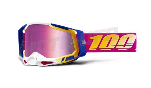 RACECRAFT 2, 100% brýle MISSION, růžové plexi