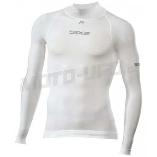 SIXS TS3L BT funkční ultra lehké triko s dl. rukávem a stojáčkem bílá