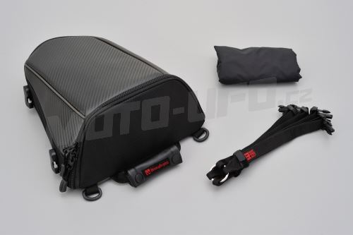 Brašna na sedadlo spolujezdce objem 4 l, HenlyBegins (karbon dekor, černý lem)