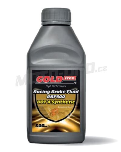 GOLDFREN brzdová/spojková kapalina Racing Brake Fluid RBF600 DOT 4 - 500 ml