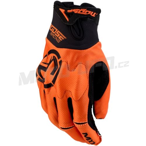 MOOSE rukavice MX1 - oranžová