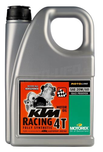 MOTOREX olej KTM RACING 4T 20W60 – 4L