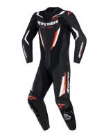 Jednodílná kombinéza GP FORCE V2, ALPINESTARS (černá/bílá/červená fluo) 2027
