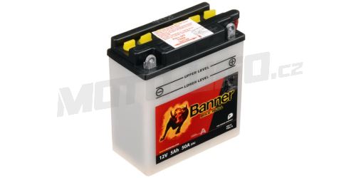 Baterie 12V, YB5L-B, 5Ah, 50A, BANNER Bike Bull 120x60x130