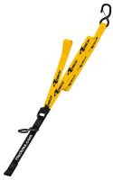 Upínací popruhy s rychloupínací spojkou (šířka 38 mm / délka 2 m / nosnost 550 kg), RTECH (1 pár, žlutý)