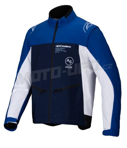 Bunda LITE-DURA SOFTSHELL, ALPINESTARS (modrá/bílá) 2027