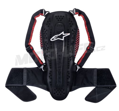Páteřový chránič NUCLEON KR-2, ALPINESTARS (černý/červený) 2027