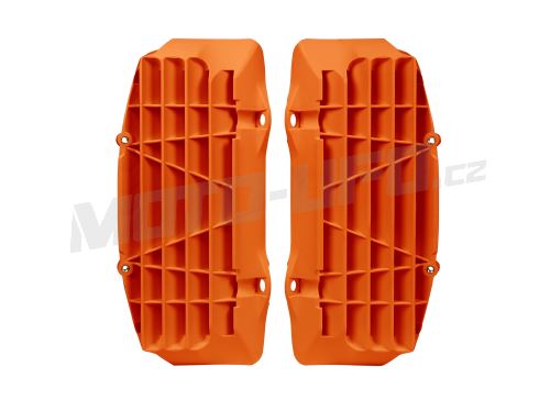 Žaluzie chladiče KTM, RTECH (oranžové, pár)