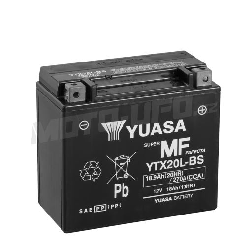 YUASA baterie YTX20L-BS (12V 18Ah)