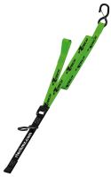 Upínací popruhy s rychloupínací spojkou (šířka 38 mm / délka 2 m / nosnost 550 kg), RTECH (1 pár, zelený)