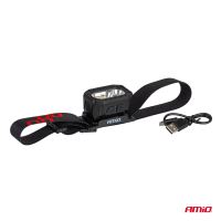 Čelovka akumulátorová s pohybovým senzorem XPG + COB, 1000 mAh (1)