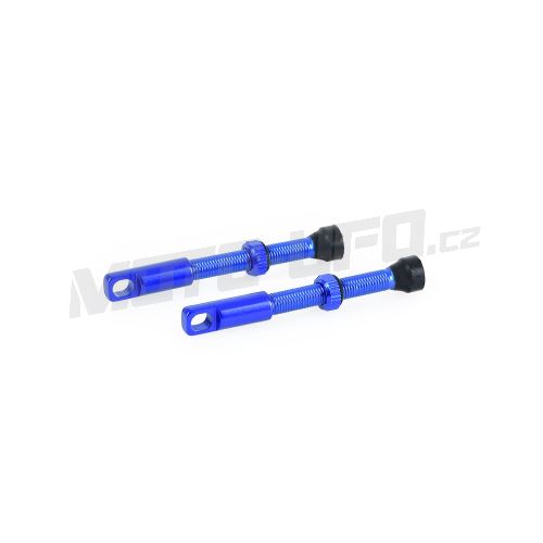 Ventilek pro bezdušové aplikace, OXFORD (modrá, vč. čepičky, slitina hliníku, délka 48 mm)